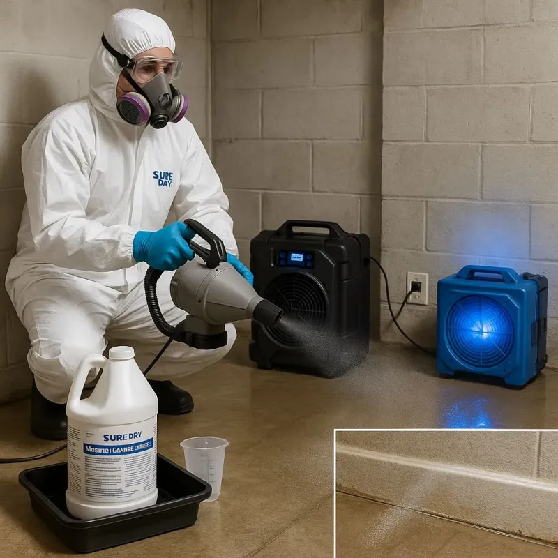 Sanitization and Odor Removal process in Colfax, LA