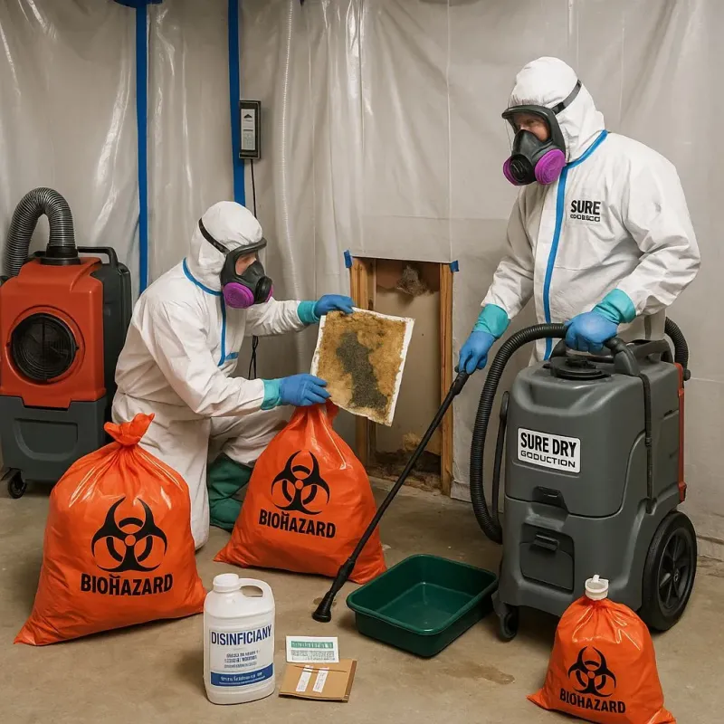 Contaminated Water Handling Protocols process in Colfax, LA